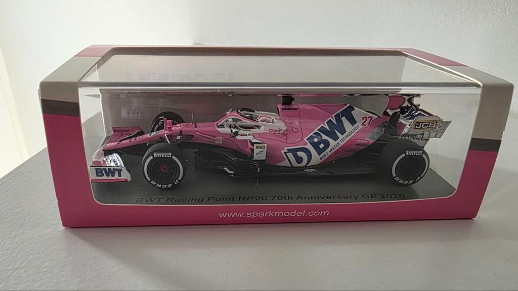 Nico Hulkenberg Spark 1:43 70th Anniversary GP, Ophalen of Verzenden, Nieuw, Formule 1