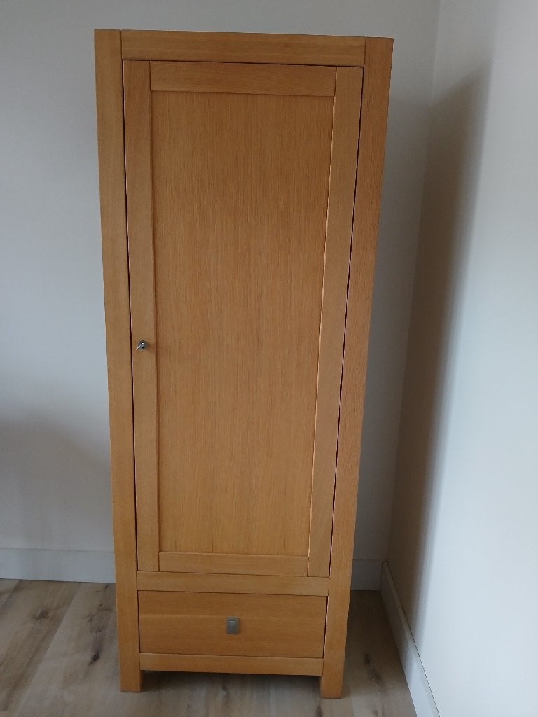 Kast, Ophalen, Eikenhout, Met lade(s), 50 tot 100 cm