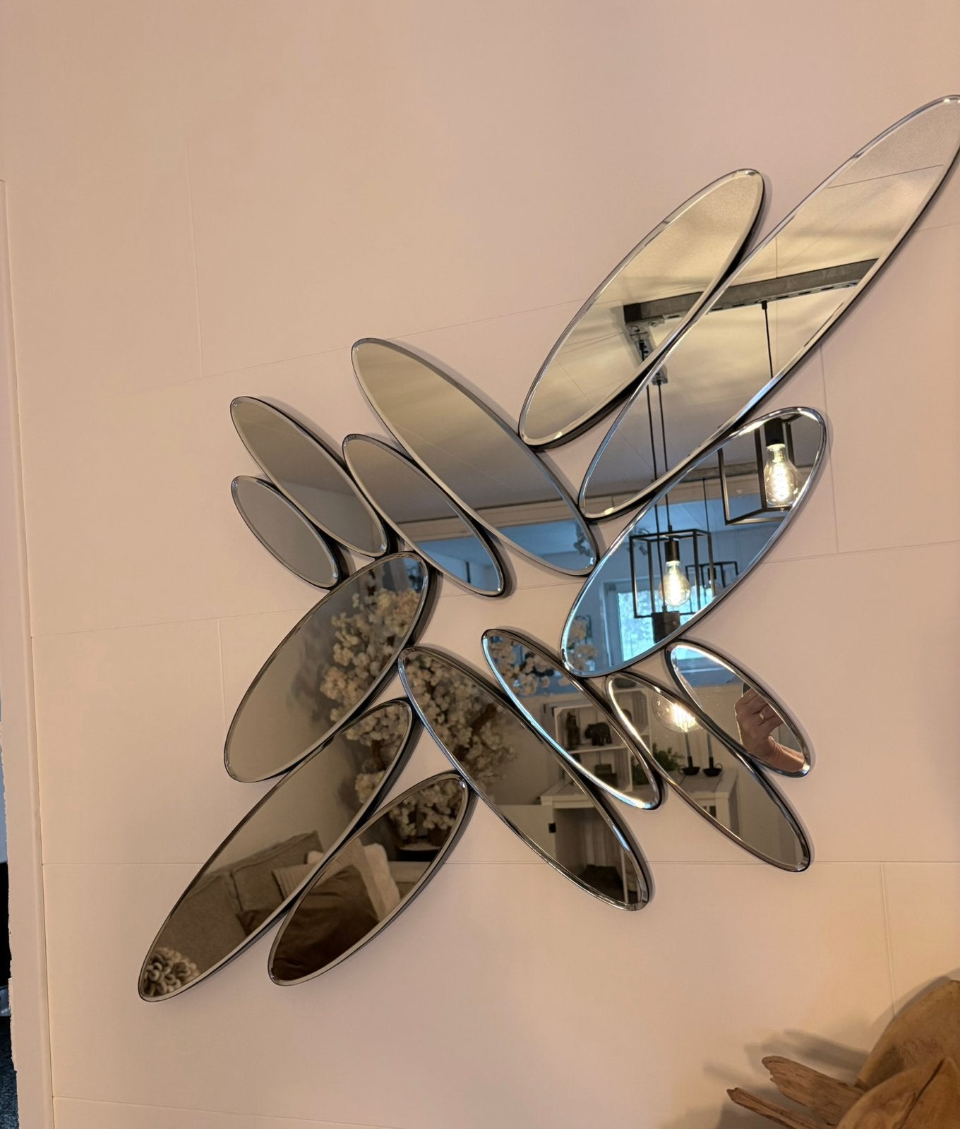 Kare Design spiegel water Drops, Huis en Inrichting, Ophalen, Minder dan 50 cm, Gebruikt, Minder dan 100 cm