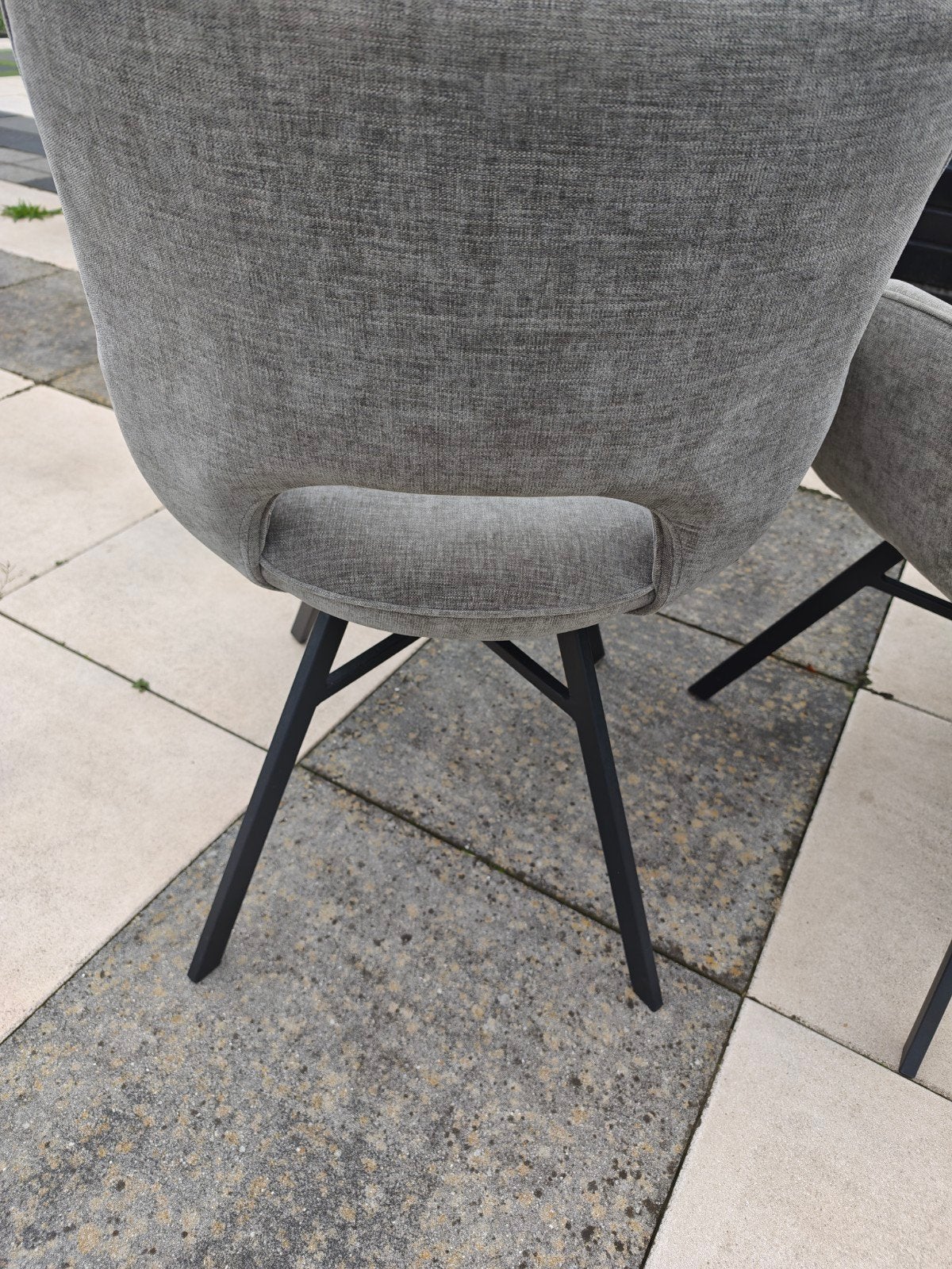 Foto 5 van 3 eetkamerstoelen olijfgroen