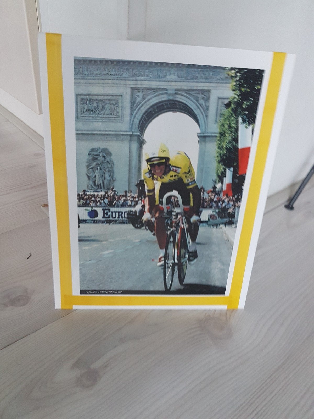 Greg LeMond afbeelding op canvas, Ophalen of Verzenden, Nieuw, Poster, Plaatje of Sticker