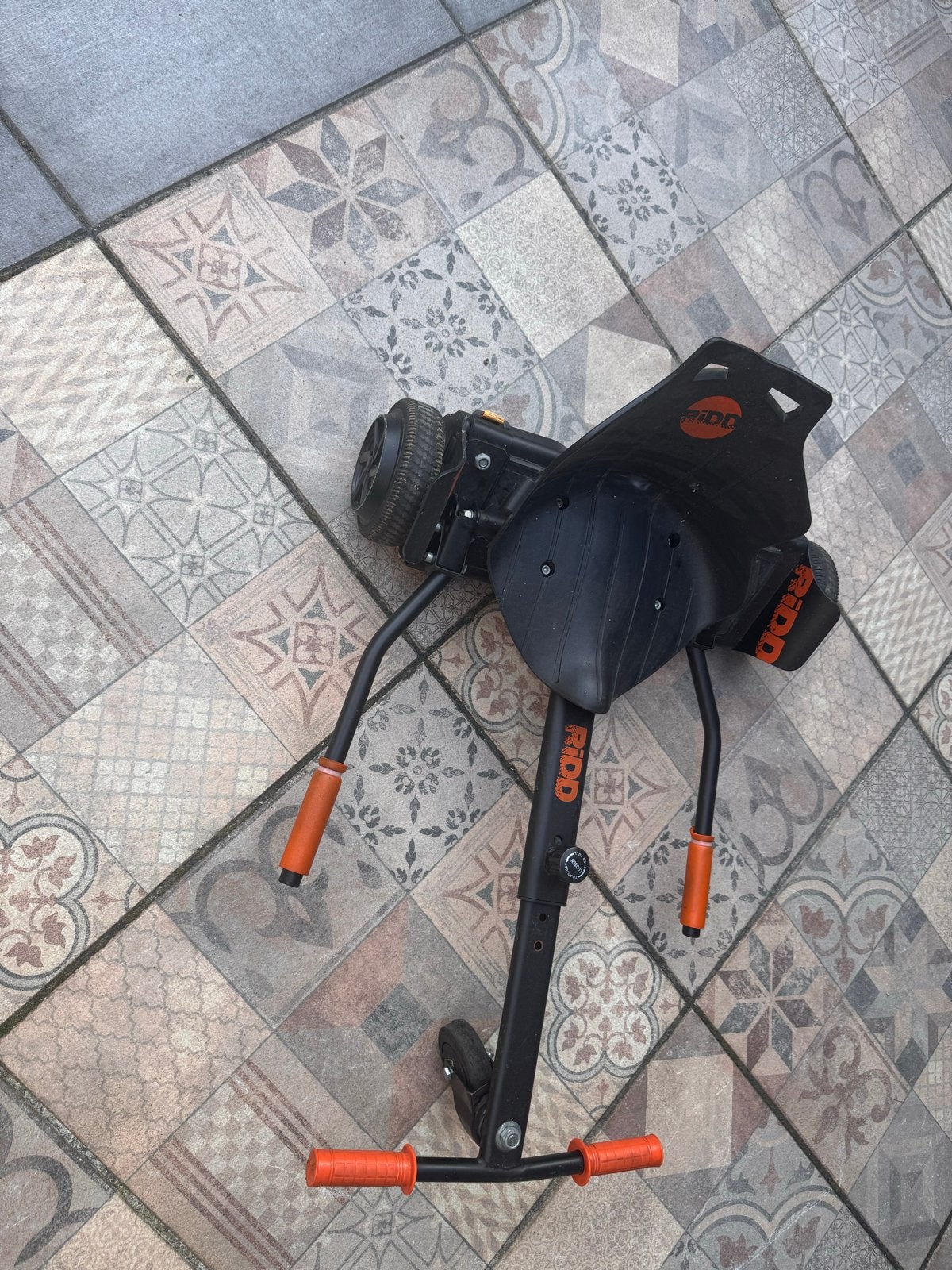 Hoverboard Kart / Hoverkart - Zwart met Oranje accenten, Fietsen en Brommers, Steps, Gebruikt, Overige typen, Ophalen
