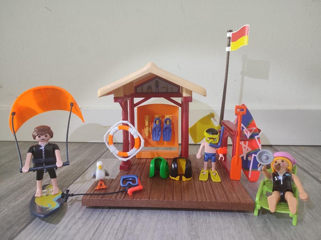 PLAYMOBIL Watersportschool - 70090, Kinderen en Baby's, Speelgoed | Playmobil, Ophalen of Verzenden, Zo goed als nieuw, Complete set