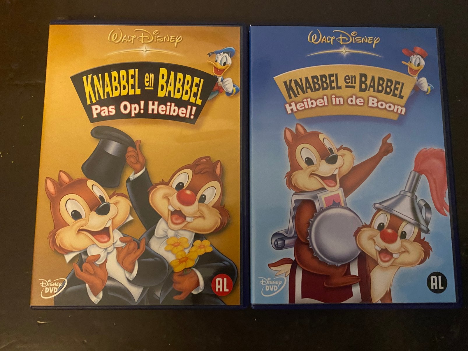 2x Knabbel & Babbel dvds, Alle leeftijden, Ophalen of Verzenden, Zo goed als nieuw