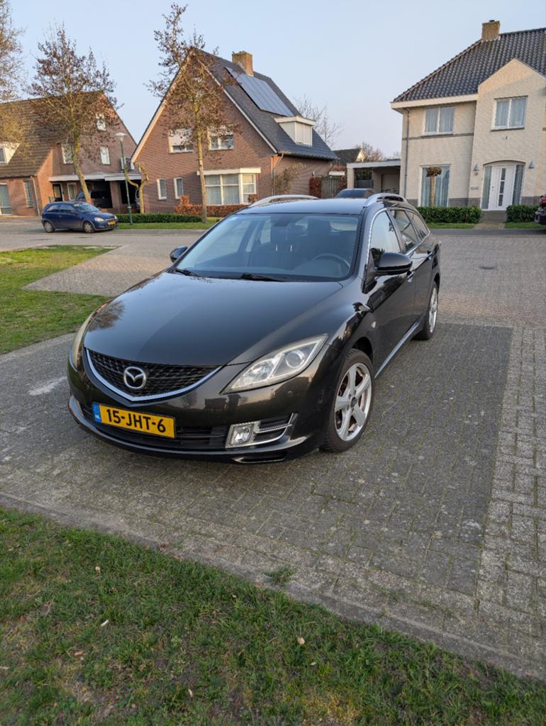 Mazda 6 2.0 S-VT Touring, Auto's, Voorwielaandrijving, 1330 kg, Stof, Zwart