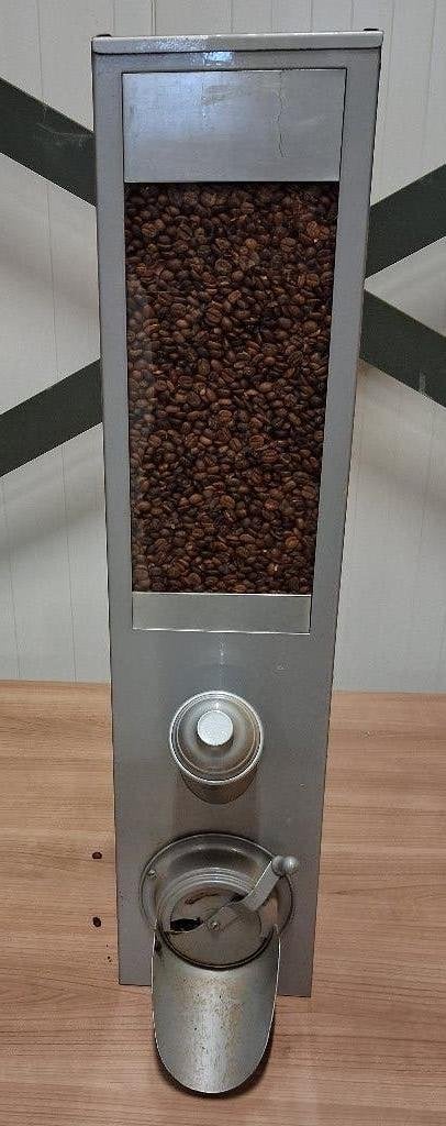 voormalige koffiesilo/ winkelsilo  RVS   voor diervoeder, Dieren en Toebehoren, Ophalen of Verzenden, Overige soorten