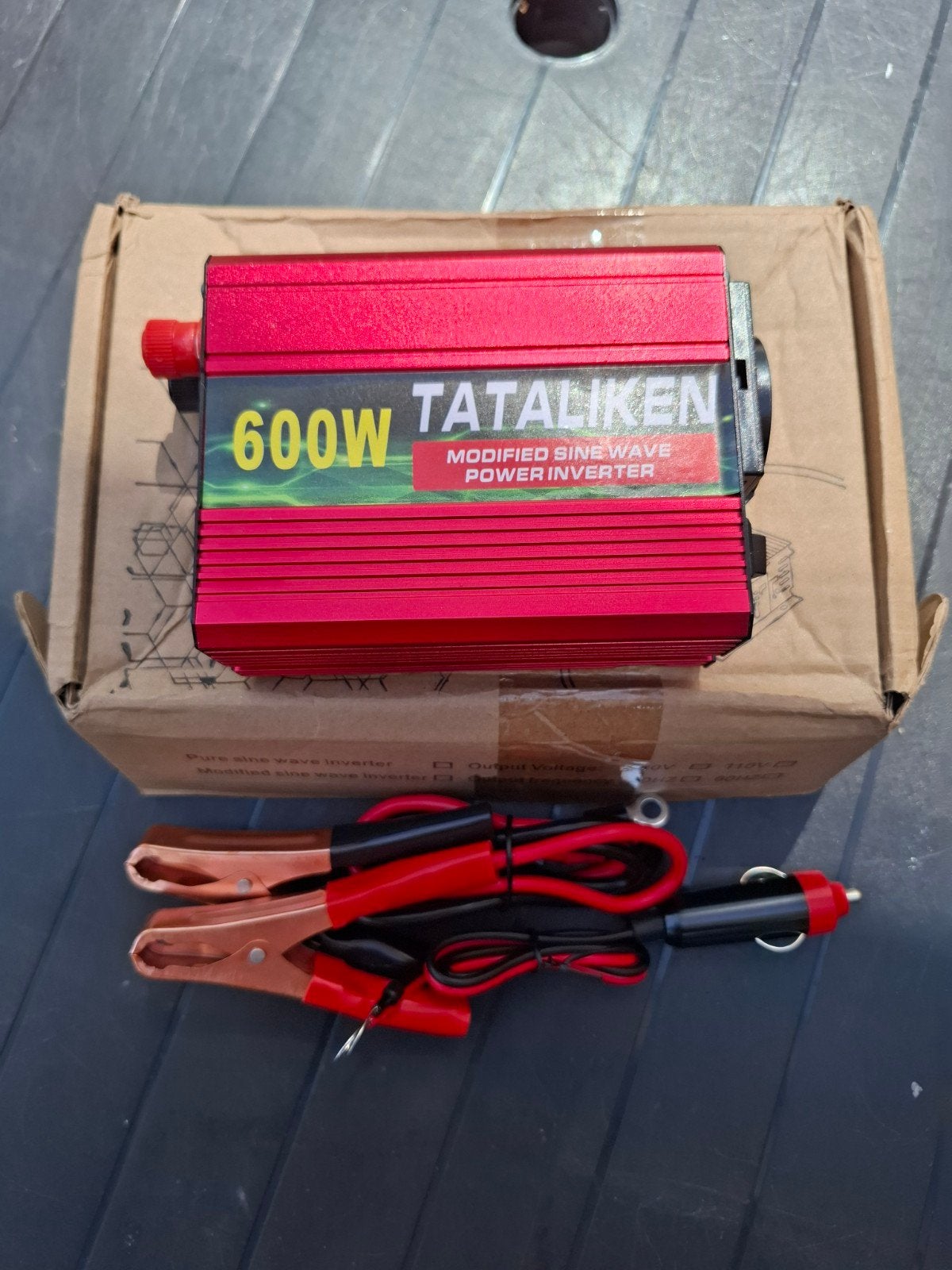 Tataliken 600W Omvormer 12V naar 230V, Auto diversen, Ophalen of Verzenden
