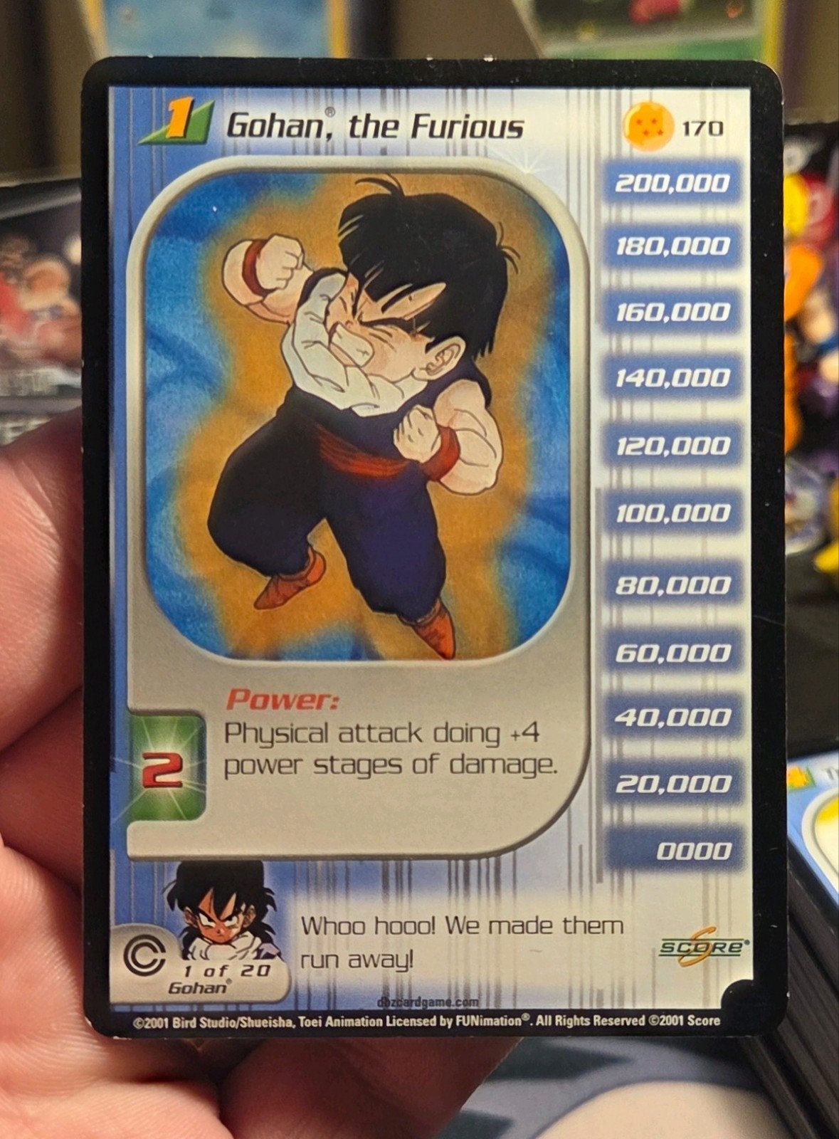 Gohan the Furious 170 Trunks Saga Unlimited - EXC, Ophalen of Verzenden, Zo goed als nieuw