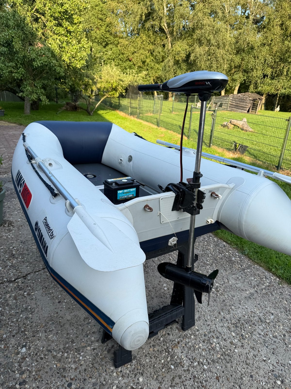Yamaha YAM 240S rubberboot met elektrische motor en accu, Ophalen, Inclusief motor, 2 pk, Elektrisch