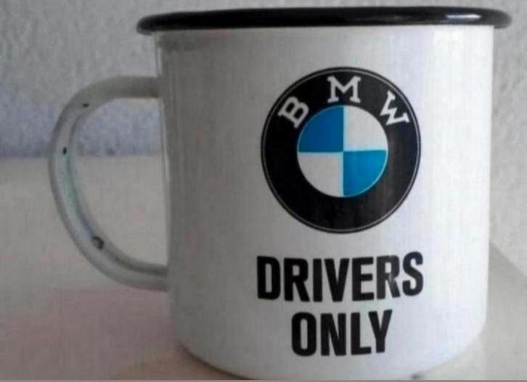 Beker BMW Drivers Only, Ophalen of Verzenden, Zo goed als nieuw, Overige stijlen, Kop(pen) en/of Schotel(s)
