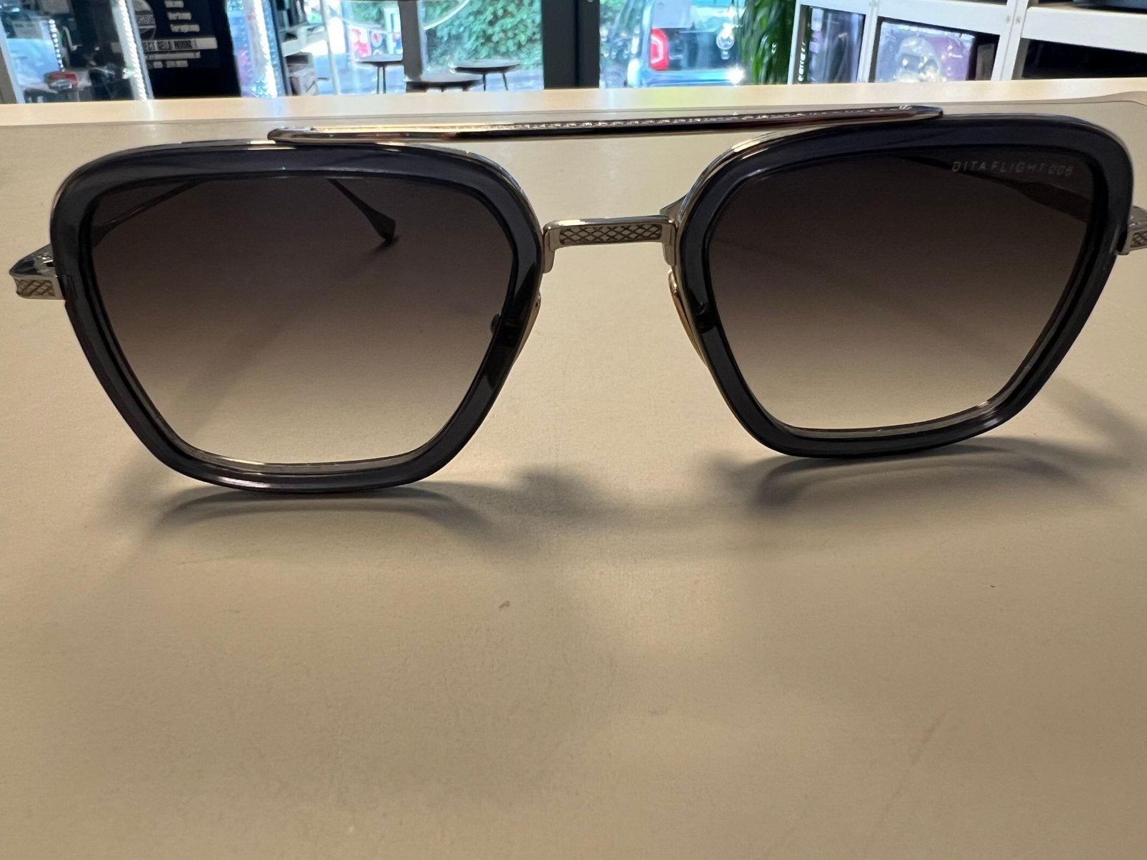 Dita sunglasses flight 006 silver blue one size. AANBIEDING, Overige merken, Blauw, Ophalen of Verzenden, Zo goed als nieuw