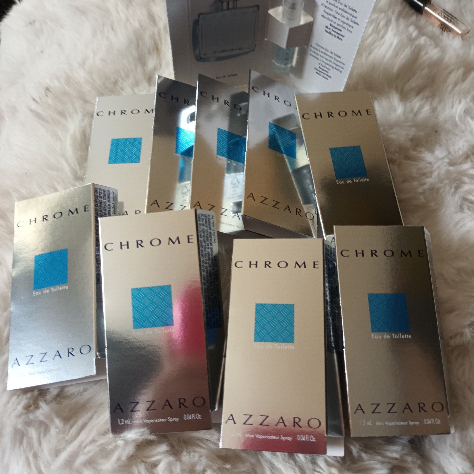 AZZARO CHROME  heren proefjes...10 stuks..nieuw, Ophalen of Verzenden, Nieuw