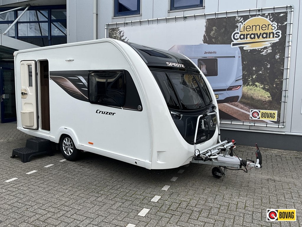 Sprite Cruzer 460 SR ZGAN-MOVER-LUIFEL, Caravans en Kamperen, Standaardzit, Tot en met 2, Bedrijf, Overige typen