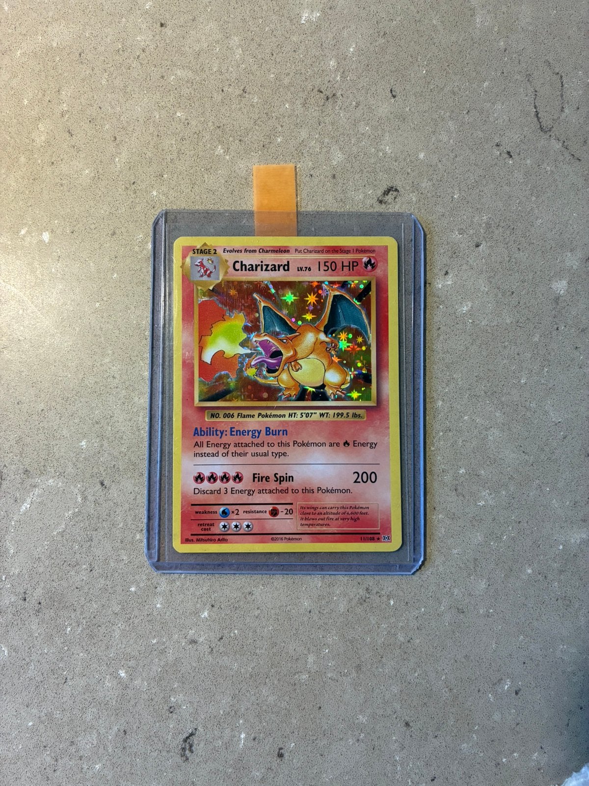 Charizard #11 zeer nette staat, Ophalen, Zo goed als nieuw