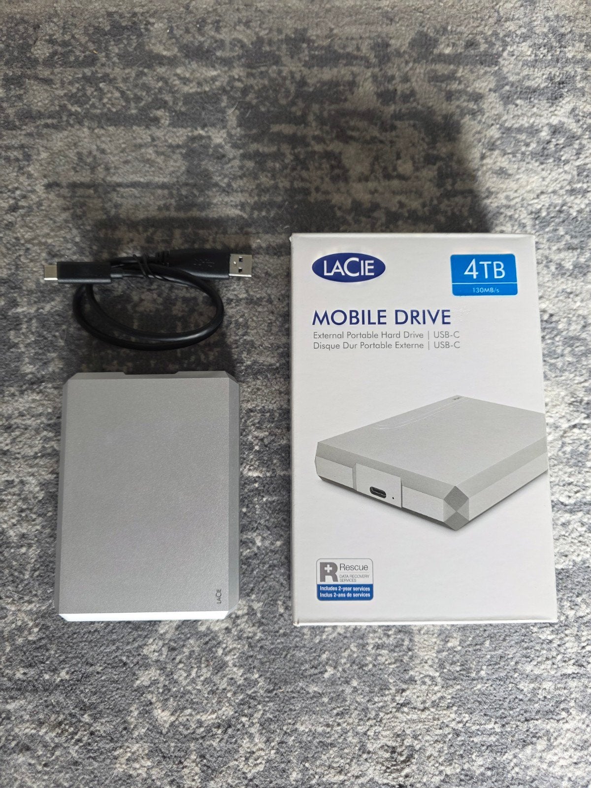 Lacie Mobile Drive 4TB Externe Harde Schijf, Computers en Software, Harde schijven, Zo goed als nieuw, Desktop, Lacie, Ophalen of Verzenden