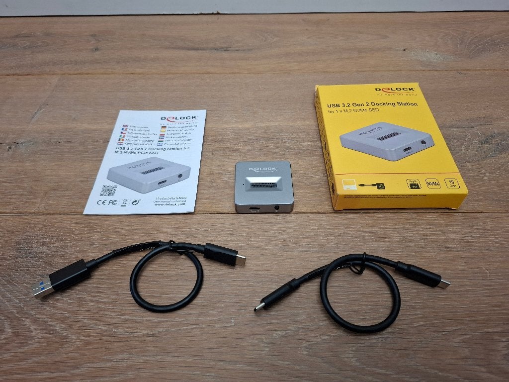 Docking Station M.2 - DeLOCK - M.2 NVMe PCIe SSD - NIEUW, Verzenden, DeLOCK, Nieuw, Docking station