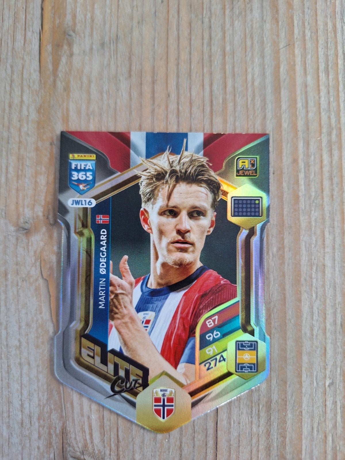 Panini FIFA 365 Martin Ødegaard JWL16, Ophalen of Verzenden, Zo goed als nieuw, Buitenlandse clubs, Poster, Plaatje of Sticker