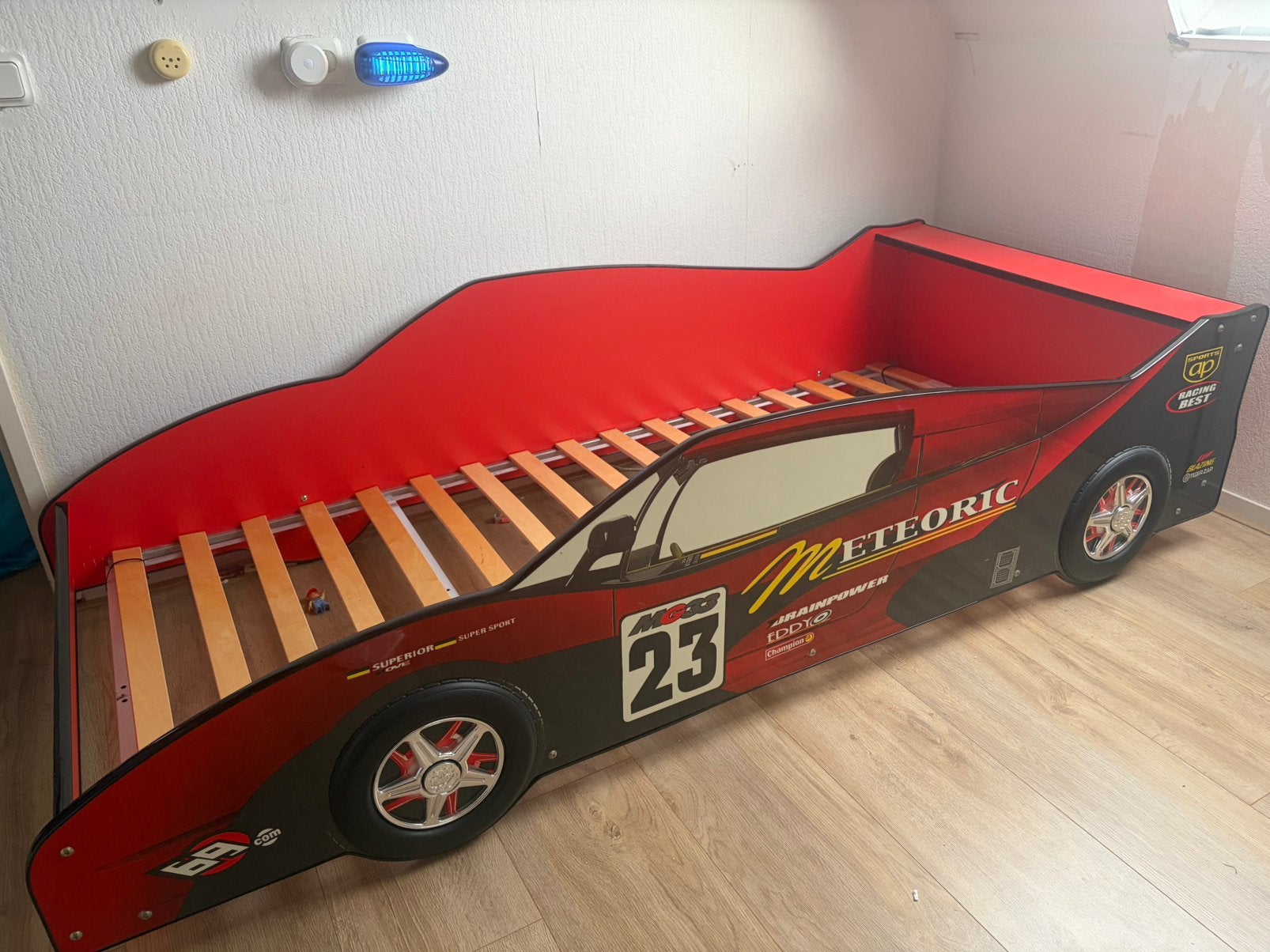 Auto bed, Ophalen, 85 tot 100 cm, Gebruikt, Lattenbodem