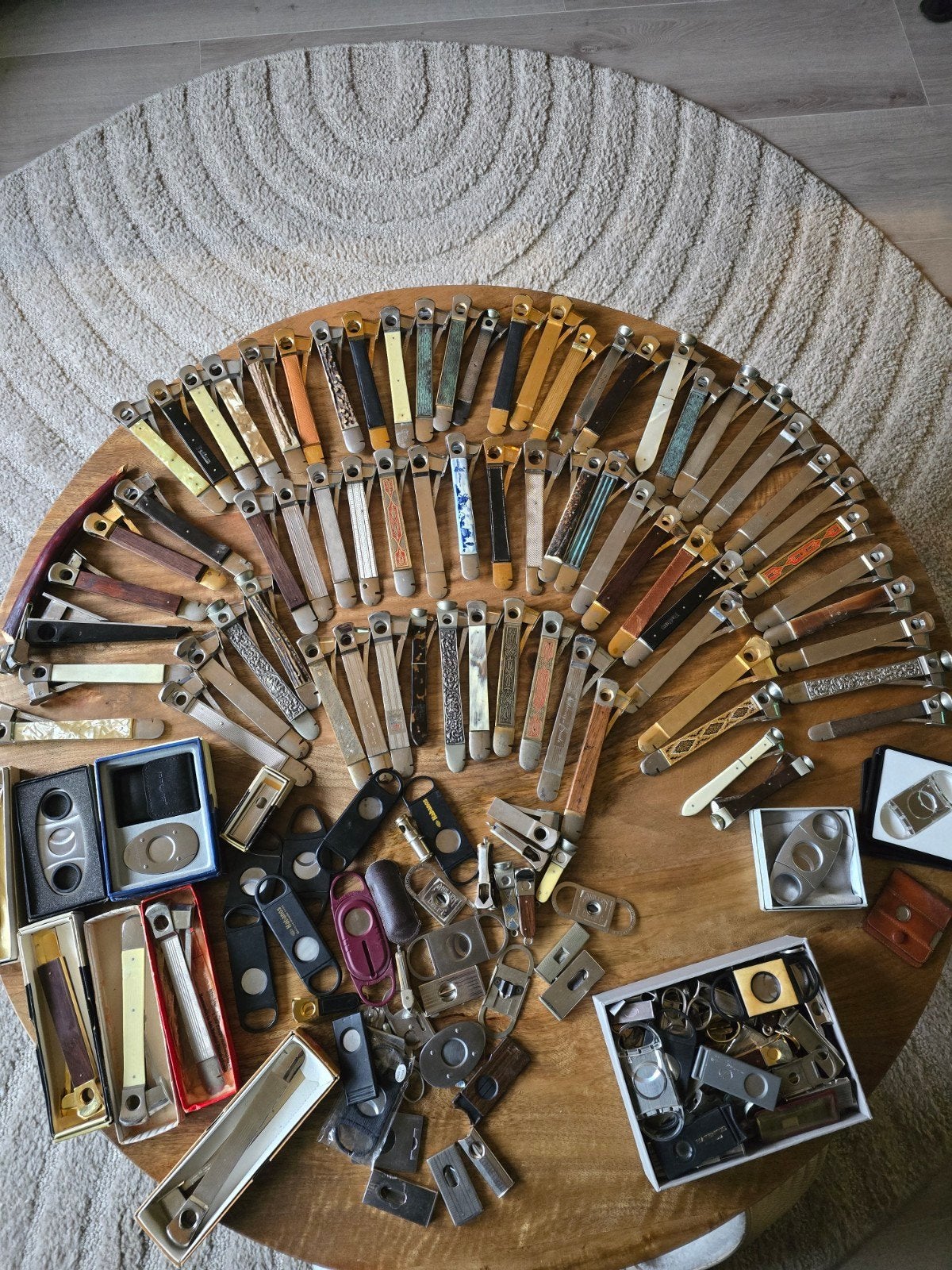 Grote collectie sigarenknippers en accessoires, Ophalen of Verzenden