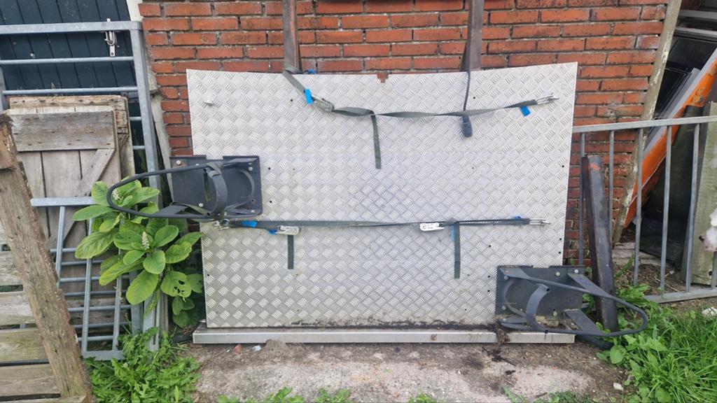 Zware motor scooterdrager GROOT, Ophalen