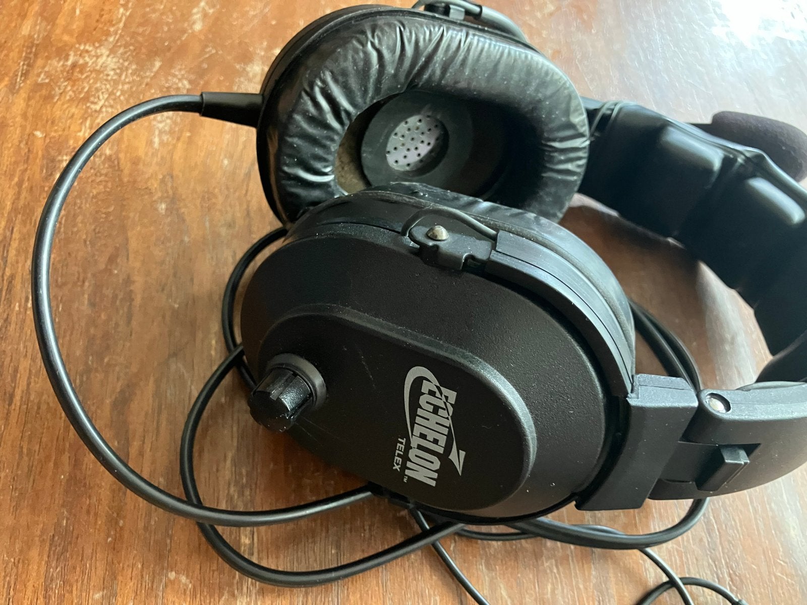 Telex Echelon 20 Aviation Headset voor PPL, Gebruikt, Ophalen of Verzenden, Inklapbare microfoon, Over-ear