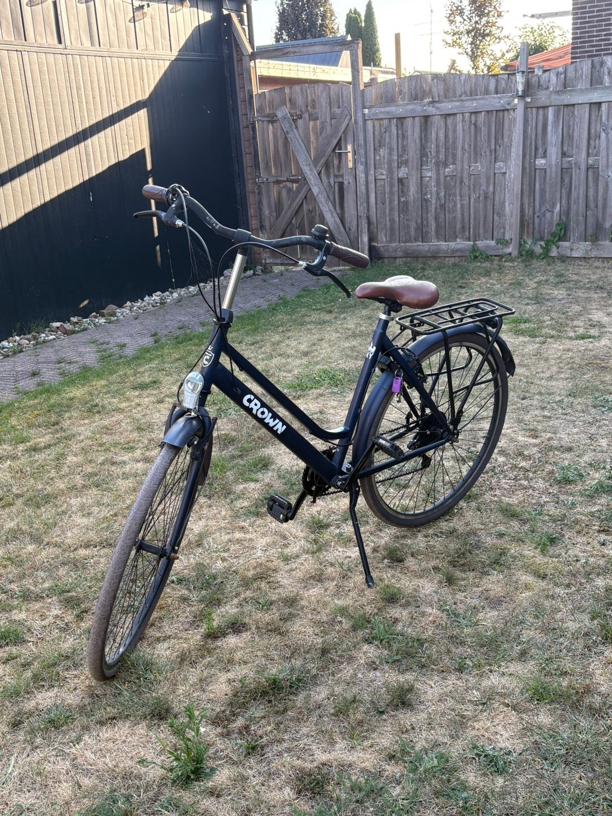 Crown fiets, Ophalen, Zo goed als nieuw