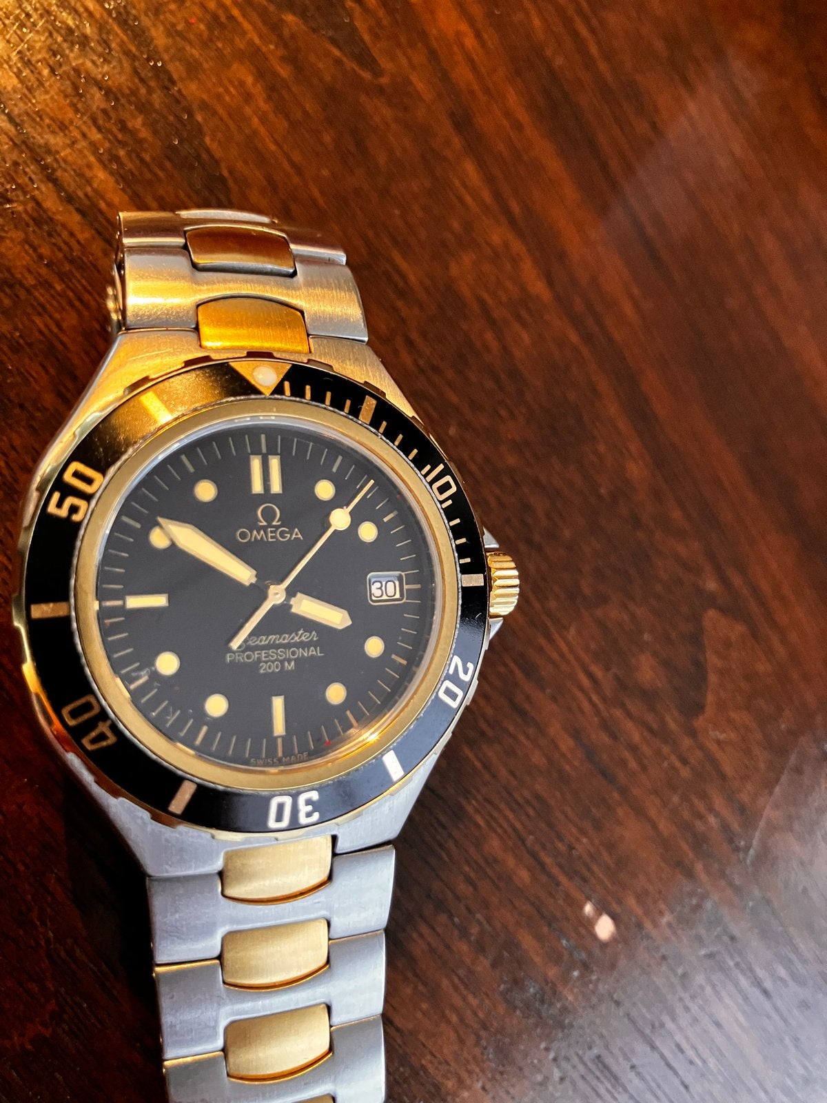 Omega Seamaster Professional 200M Staal/Goud, Gebruikt, Staal, Verzenden, Polshorloge