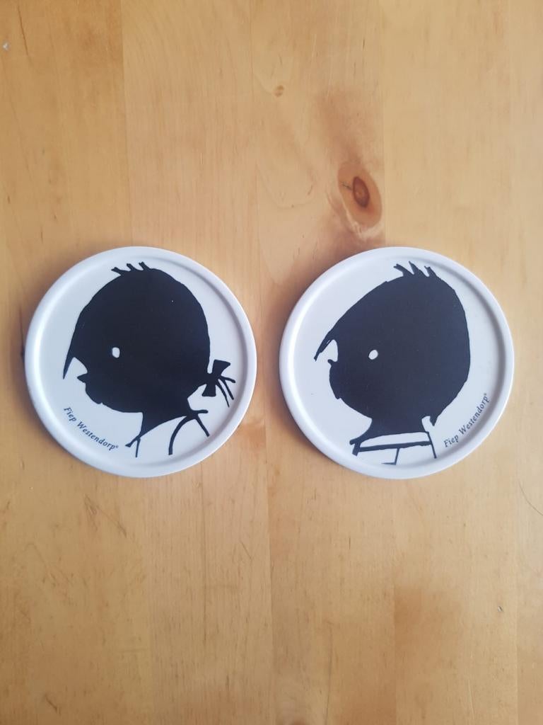 Fiep Westendorp onderzetters, melamine, Ophalen of Verzenden, Zo goed als nieuw, Glas of Kopje