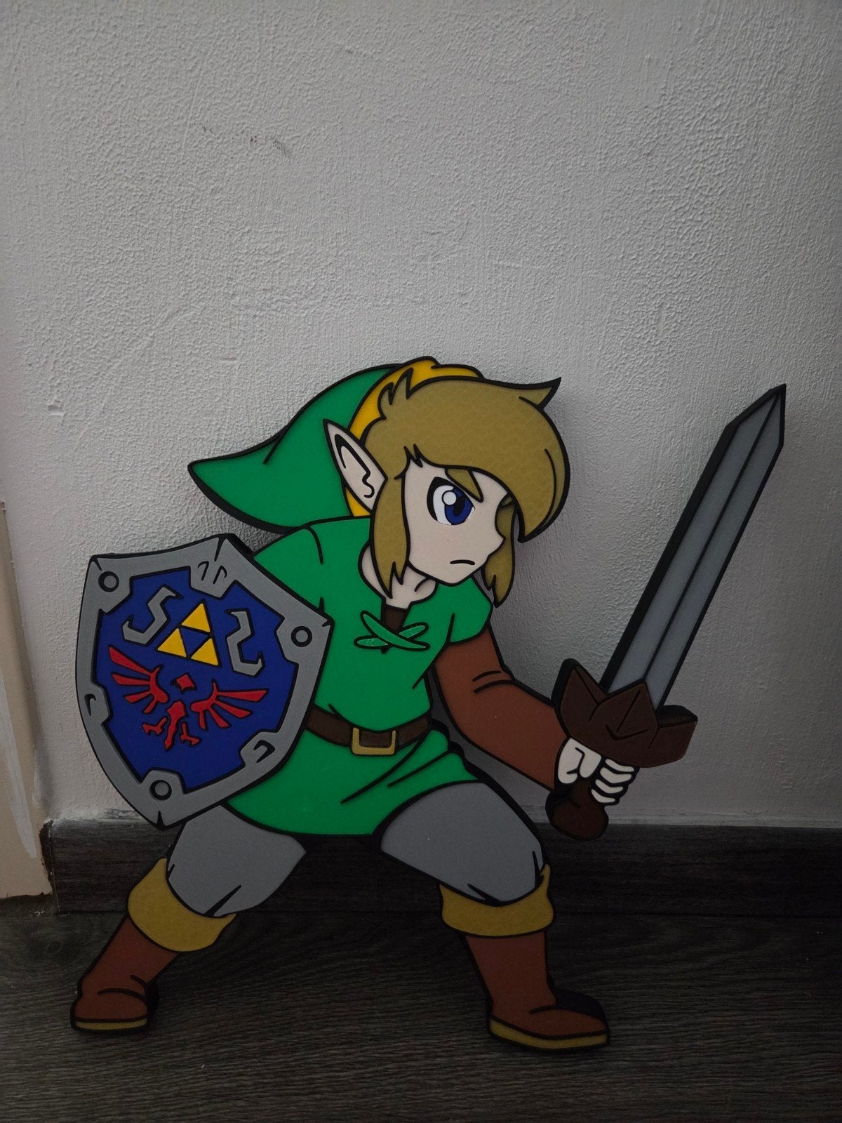 Link wanddecoratie voor kinder- of gamekamer, Groen, Nieuw, Ophalen of Verzenden, Wanddecoratie
