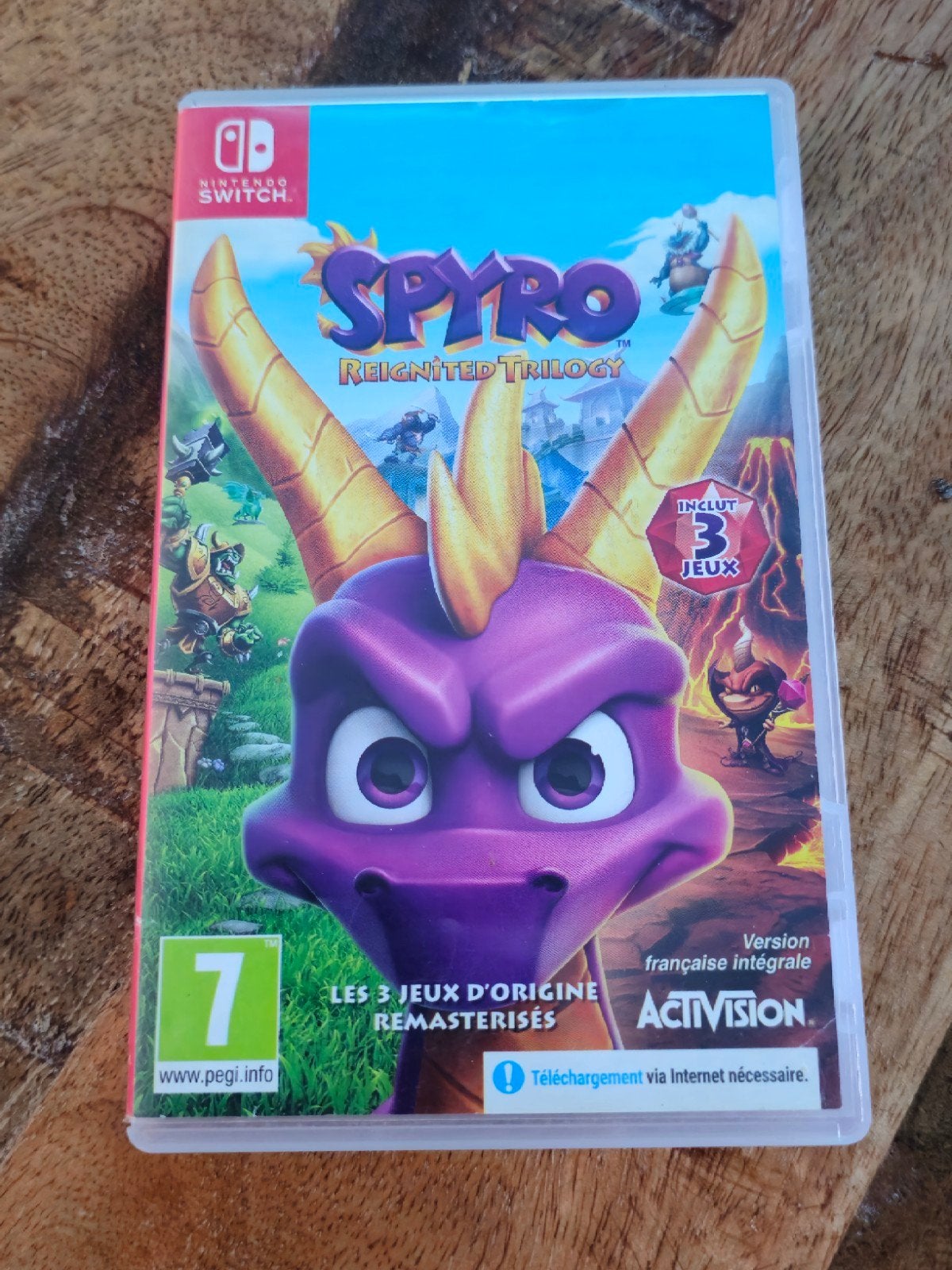 Spyro Reignited trilogy voor Switch, Spelcomputers en Games, Avontuur en Actie, 1 speler, Ophalen of Verzenden, Zo goed als nieuw