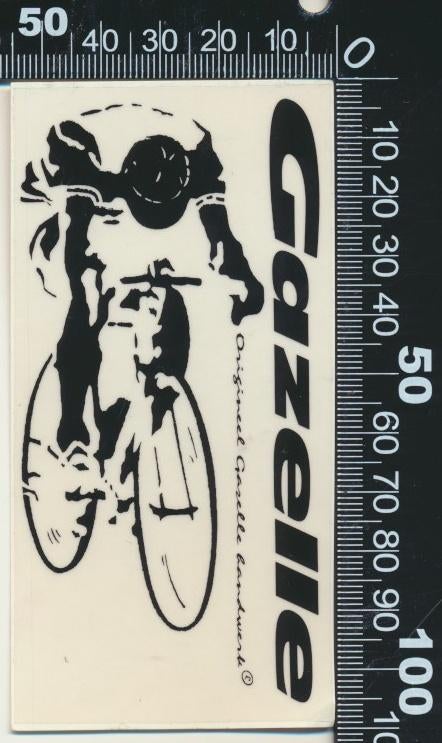 Sticker: Gazelle - Origineel Gazelle handwerk (2), Ophalen of Verzenden, Zo goed als nieuw, Bedrijf of Vereniging