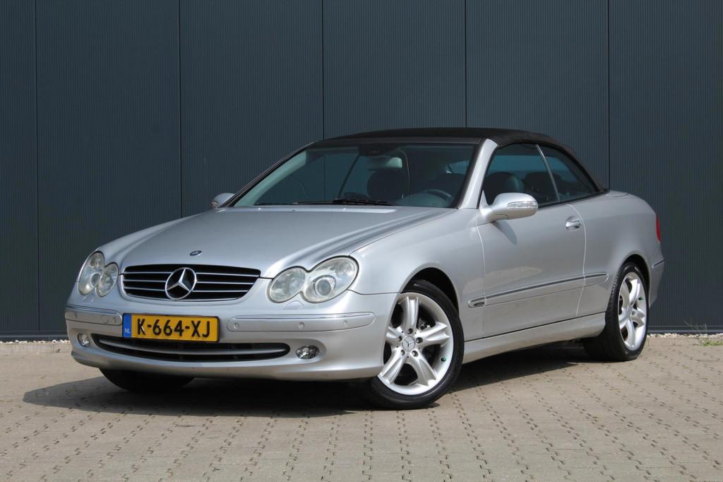 Mercedes-Benz CLK-klasse Cabrio 200 K. Avantgarde | Youngtim, Automaat, Achterwielaandrijving, Gebruikt, Zwart