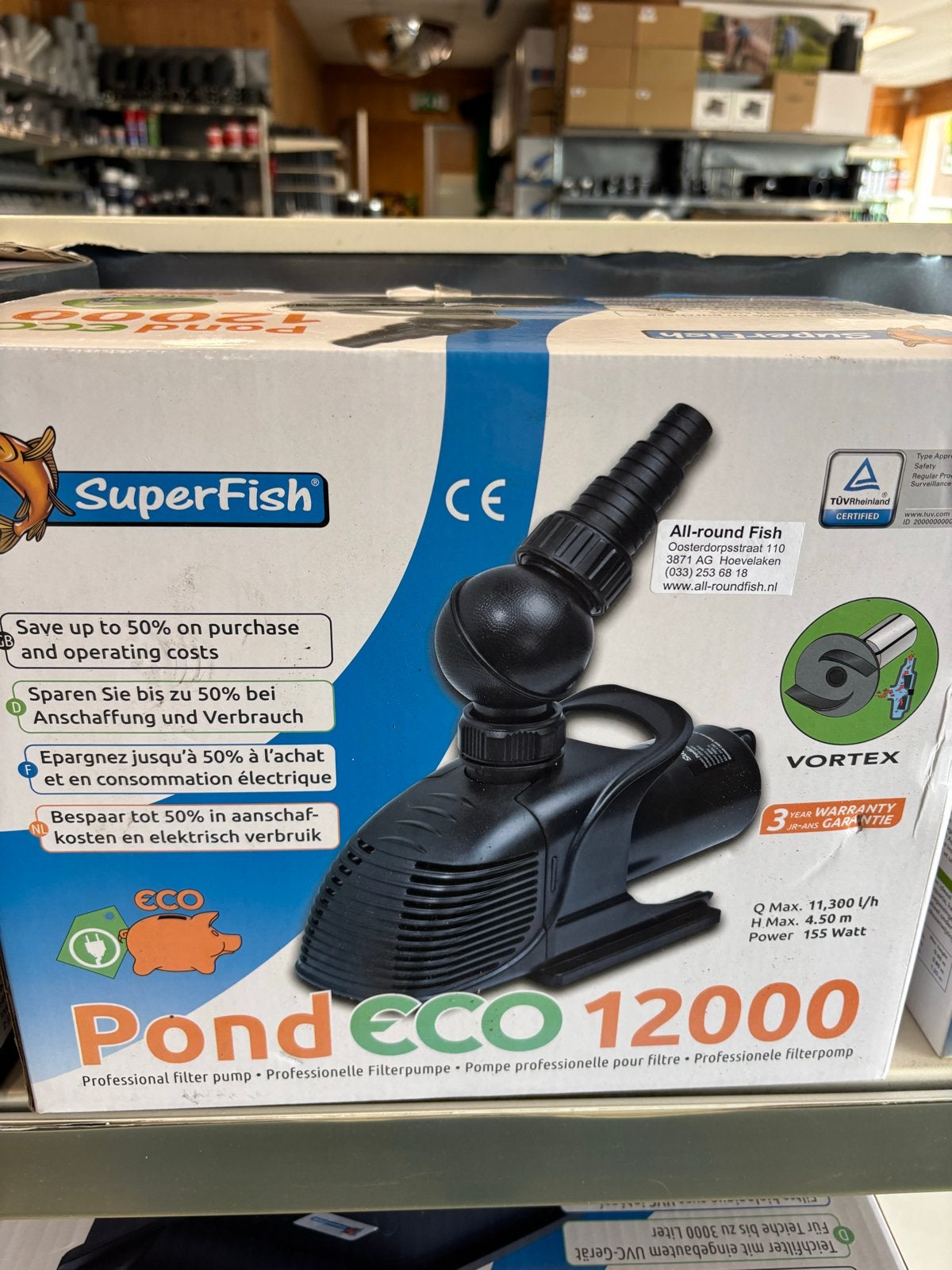 Nieuw pond eco 12000 superfish, Dieren en Toebehoren, Ophalen of Verzenden