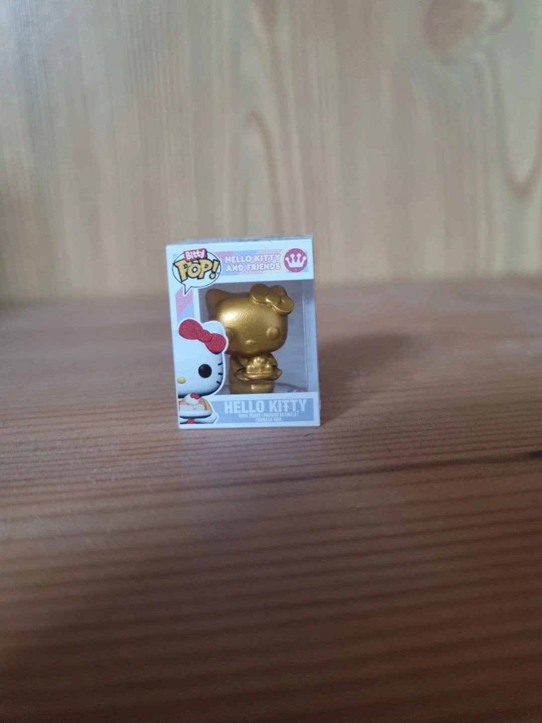funko bitty pop gouden mystery hello kitty, Ophalen of Verzenden, Zo goed als nieuw