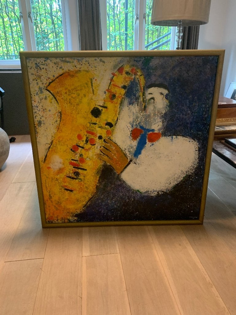 Schilderij, Ophalen, Overige stijlen, Doek, Gesigneerd