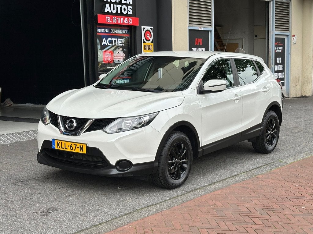 Nissan Qashqai 1.2 Tekna Airco PDC, Voorwielaandrijving, Stof, Gebruikt, Euro 6
