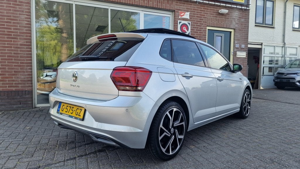 Volkswagen Polo 1.0 TSI Highline, Pano Automaat! (bj 2019), Auto's, Dealer onderhouden, Stof, Gebruikt, 95 pk