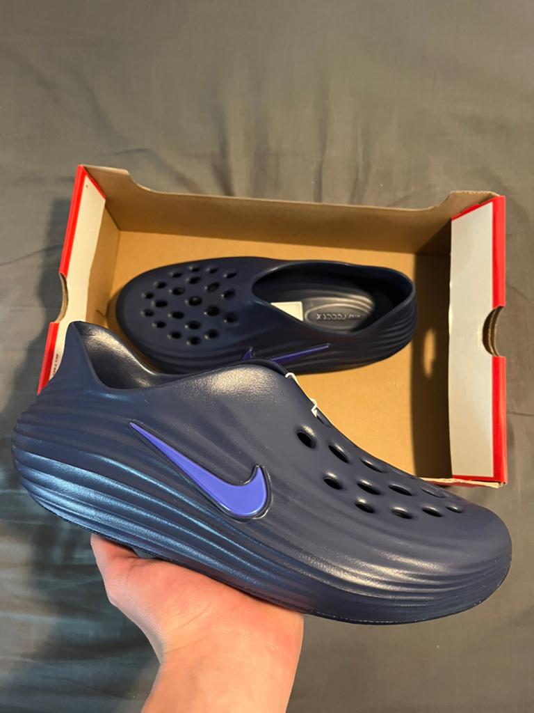 Nike ReactX Rejuven8 Blauw - 42.5, Kleding | Heren, Schoenen, Ophalen of Verzenden, Nieuw, Blauw, Slippers