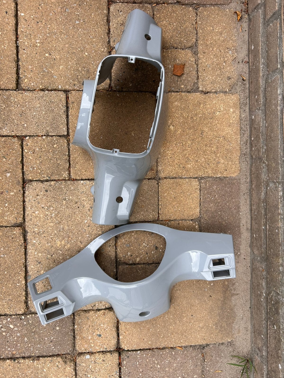 Nardo grijs stuurkappen, Fietsen en Brommers, Brommeronderdelen | Scooters, Verzenden, Zo goed als nieuw, Kap, Overige merken