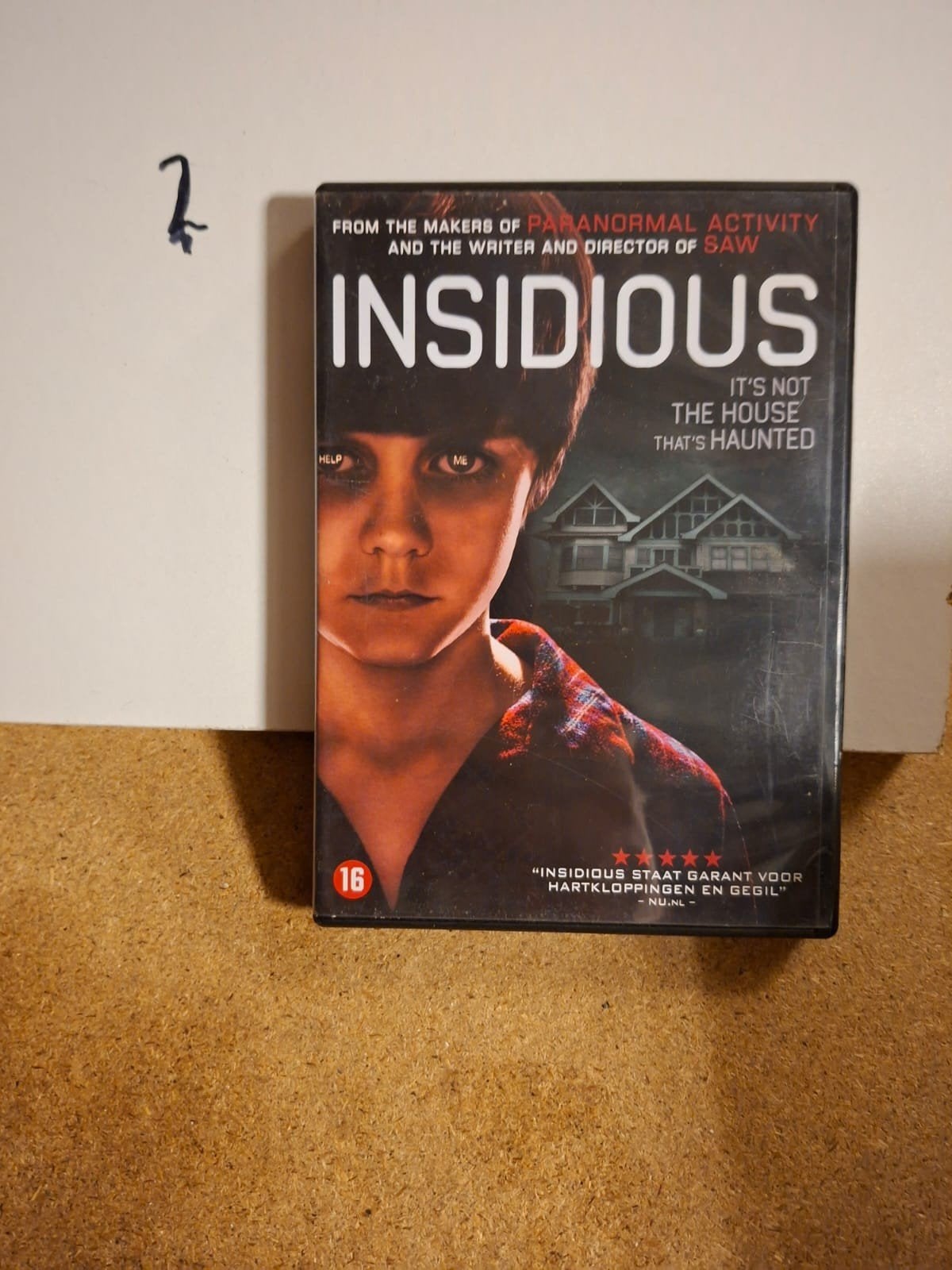 Insidious DVD - Spannende horrorfilm, Cd's en Dvd's, Dvd's | Horror, Vanaf 16 jaar, Ophalen of Verzenden, Gebruikt, Bovennatuurlijk