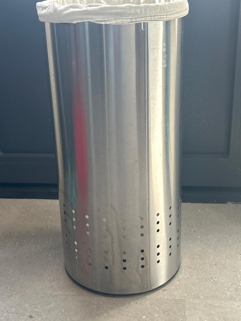 Brabantia Waszak / Wasbox - RVS met uitneembare zak, 40 liter of meer, Ophalen, Gebruikt, Rvs