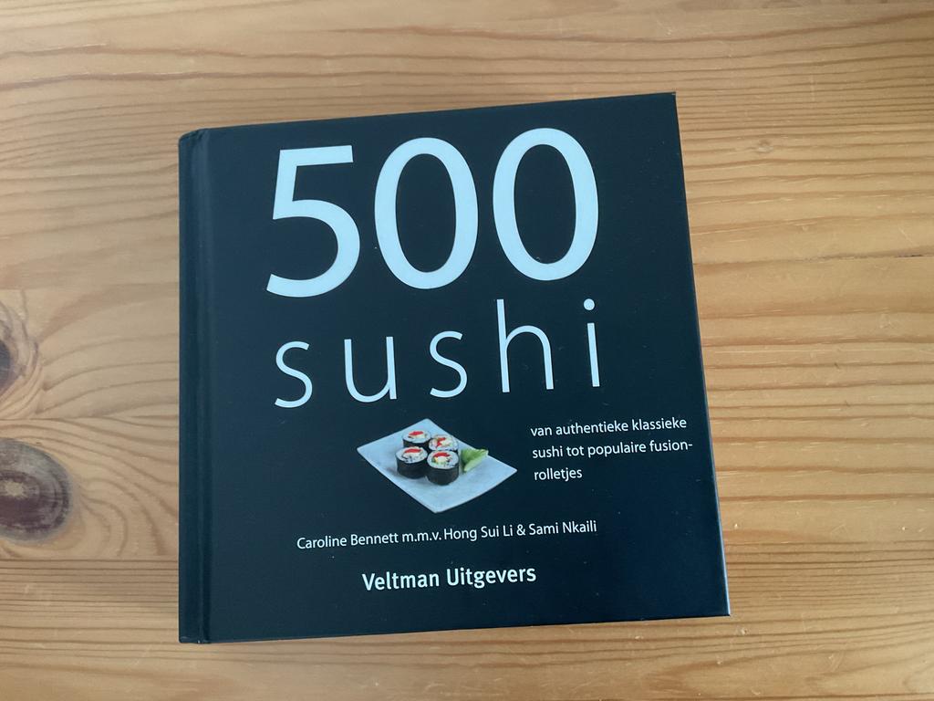 500 Sushi receptenboek, Boeken, Ophalen, Gelezen, Azië en Oosters, Overige typen