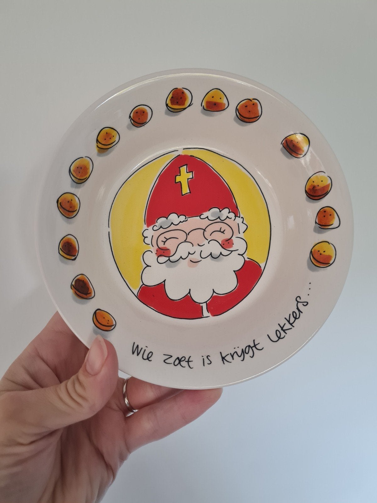 Blond Amsterdam sinterklaas pepernoten bakje, Nieuw, Ophalen of Verzenden, Kom(men), Aardewerk