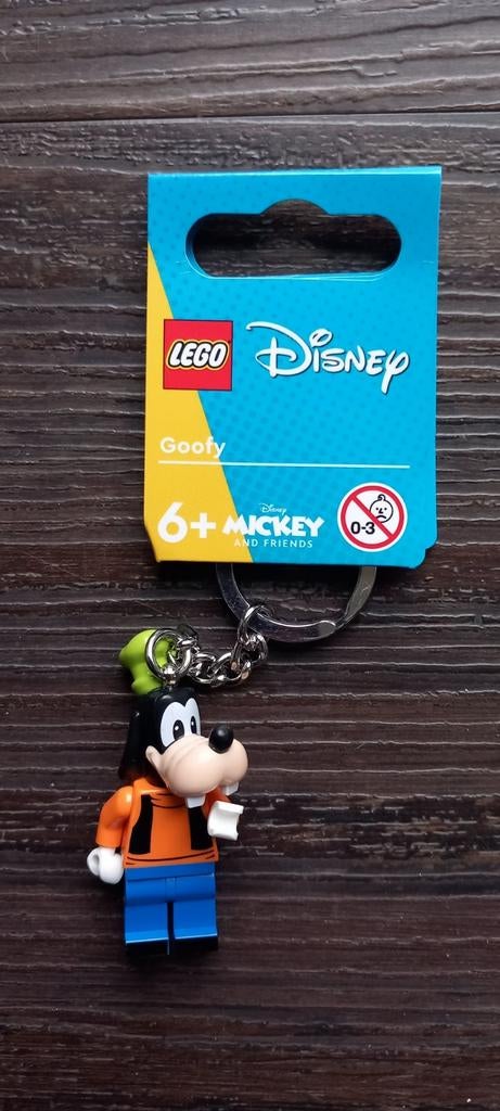Goofy sleutelhanger,  origineel van Disney-/LEGO., Ophalen of Verzenden, Goofy of Pluto, Nieuw, Beeldje of Figuurtje
