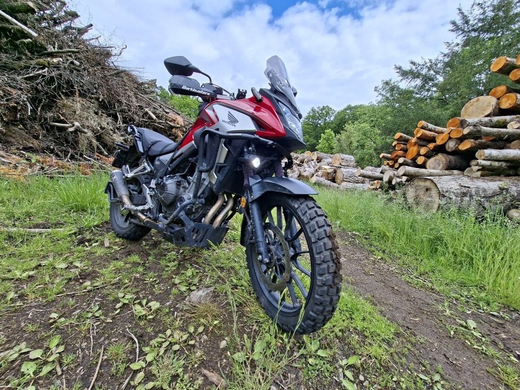 Honda CB500XAB + full options + nieuwe extra bandenset, ABS, 2 cilinders, Gebruikt, Particulier