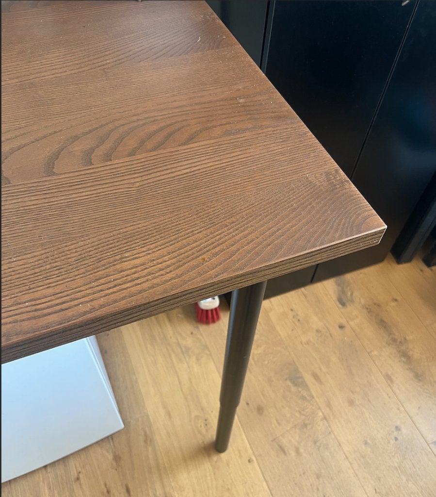 Tafelblad incl tafelpoten IKEA, Ophalen, 50 tot 100 cm, Zo goed als nieuw, Vijf personen of meer