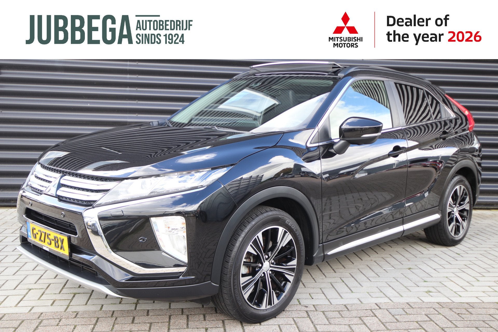 Mitsubishi Eclipse Cross 1.5 DI-T Instyle Automaat, Pano, tr, 15 km/l, 4 cilinders, 1435 kg, Zwart