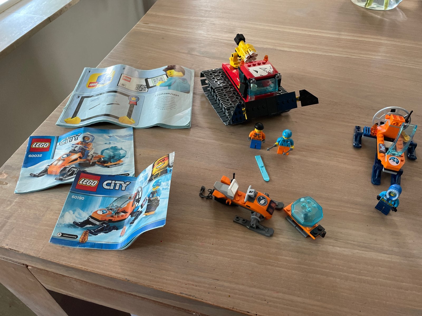 Lego City Arctische sets 60222, 60190, 60032 (mist 1 poppetj, Ophalen, Lego, Meerdere sets, Complete set