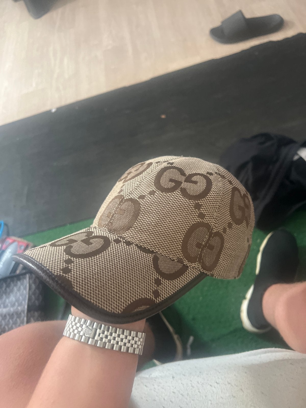 Gucci GG Canvas Baseballpet - Zo goed als nieuw, Kleding | Heren, Hoeden en Petten, Ophalen of Verzenden, Zo goed als nieuw, Pet