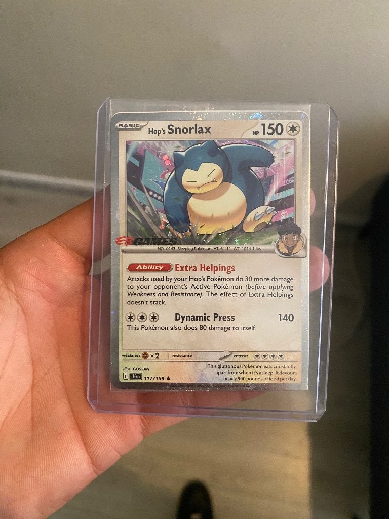 Snorlax EBGAME geseald, Ophalen of Verzenden, Nieuw, Losse kaart